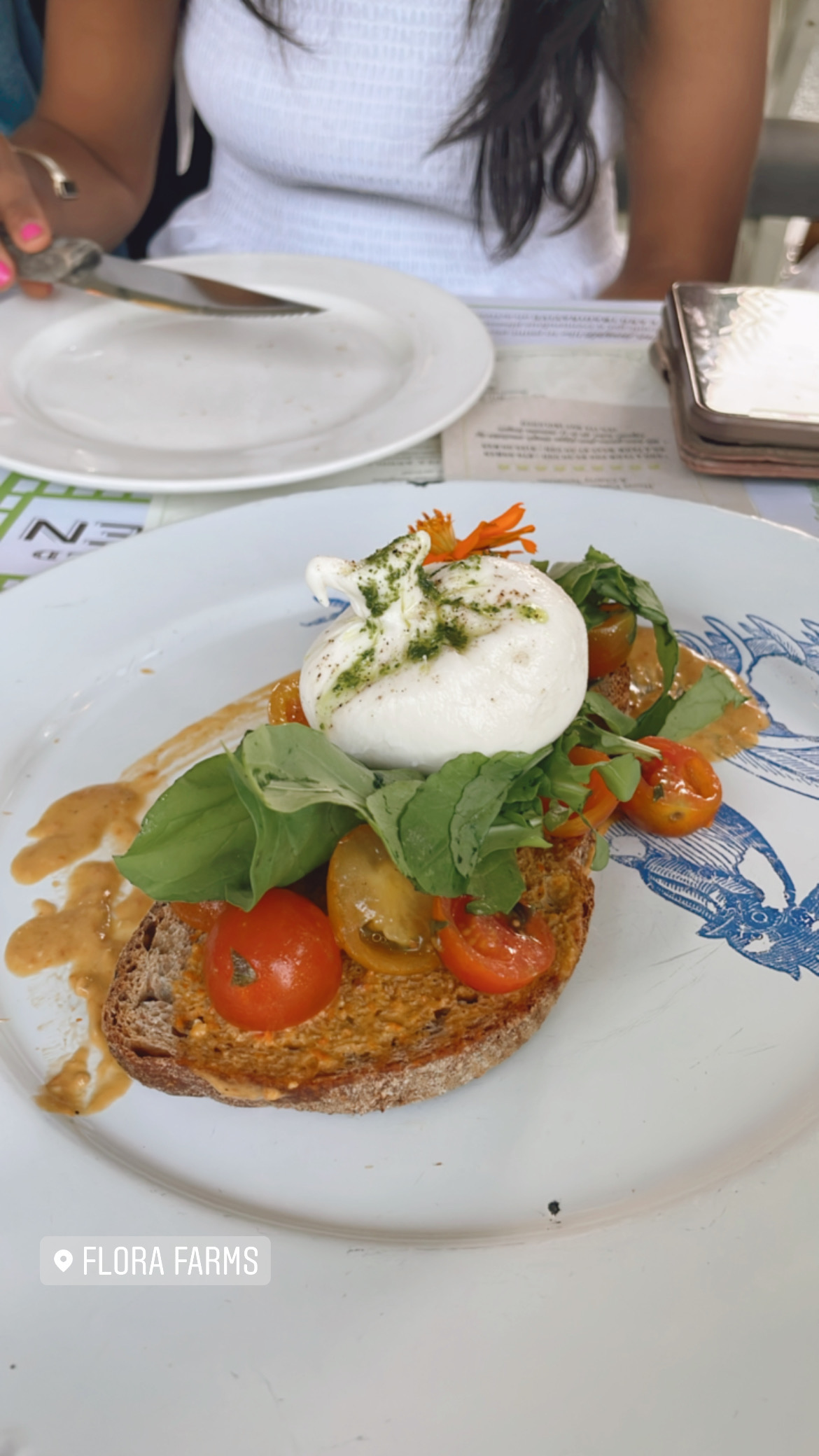 Flora Farms Caprese salad 