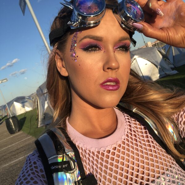 Dessert Rave style makeup