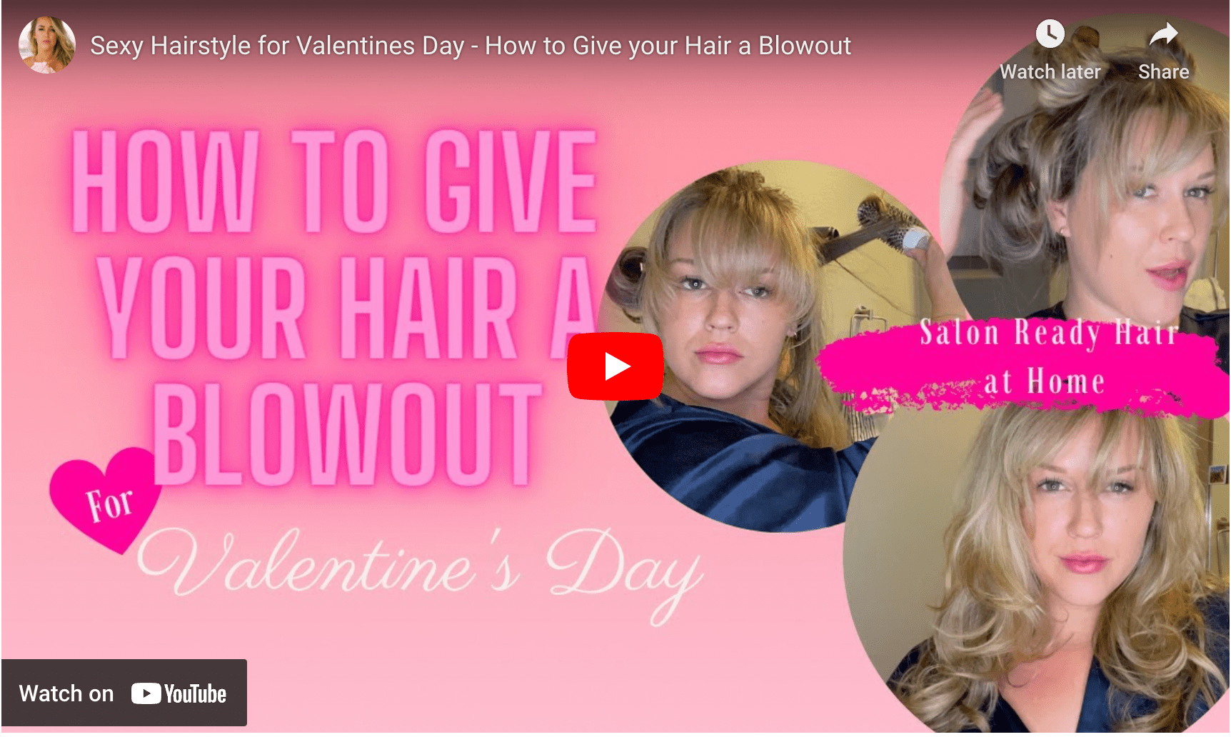 Hair Blowout at Home
